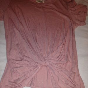 Pale pink boutique shirt